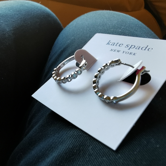 Kate Spade Silver Hoop Earrings 2025